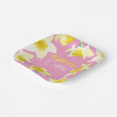 Assiettes En Carton Joyeux Pâques. (Angulaire)