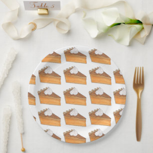 Assiettes En Carton Joyeux pâté de pommes de terre tranchée Dîner de N