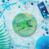 Assiettes En Carton Joyeux perroquet (Fête)