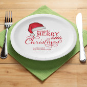 Assiettes En Carton Joyeux petit Noël