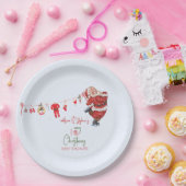 Assiettes En Carton Joyeux petit Noël garçon fille Baby shower d'hiver (Fête)