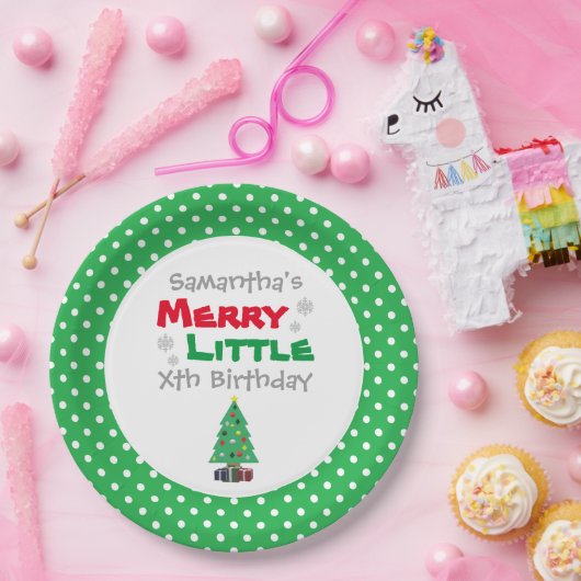 Assiettes En Carton Joyeux Petit Plaque Papier d'Anniversaire (Fête)