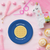 Assiettes En Carton Joyeux Pi Day avec plus de 100 chiffres Lattice Ap (Fête)
