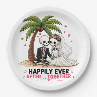 Assiettes En Carton Joyeux Pour Toujours Ensemble Cadeau De Mariage De