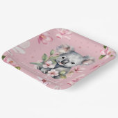 Assiettes En Carton Joyeux premier anniversaire aquarelle Koala (Angulaire)