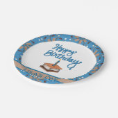 Assiettes En Carton Joyeux Premier anniversaire S'more (Angle)