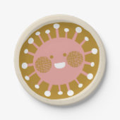 Assiettes En Carton Joyeux soleil (Devant)