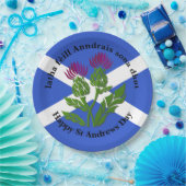 Assiettes En Carton Joyeux St Andrews Jour Drapeau gros 9" (Fête)