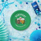 Assiettes En Carton JOYEUX ST PATRICK'S DAY Sláinte Beers (Fête)