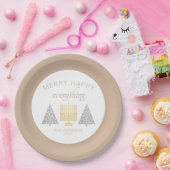 Assiettes En Carton Joyeux Tan Tan Holiday Interfaith Party (Fête)