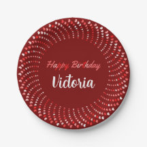 Joyeux texte d'anniversaire avec les coeurs rouges