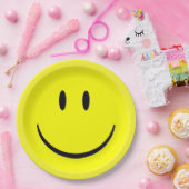 Assiettes En Carton Joyeux visage (Fête)