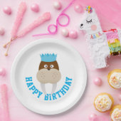 Assiettes En Carton Joyeux Walrus (Fête)