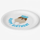Assiettes En Carton Joyeux Walrus (Angle)