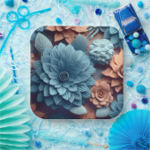 Assiettes en carton Joyful Blossom (Fête)