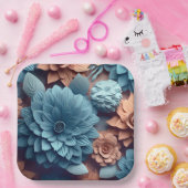 Assiettes en carton Joyful Blossom (Fête)