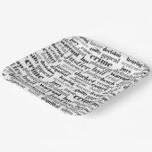 Assiettes En Carton Judicial Legal Terns Word Cloud Design (Angulaire)