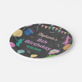 Assiettes En Carton Jump Birthday Chalkboard Kid Trampoline Party (Angle)