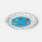 Assiettes En Carton Jump Bounce Jouer à Trampoline Park Party Annivers (Angle)