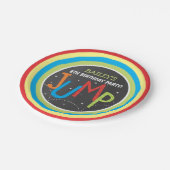 Assiettes En Carton Jump Party Trampoline Party Papier Plaque de monta (Angle)