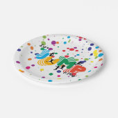 Assiettes En Carton Jump Play Trampoline Park Party Anniversaire de en (Angle)