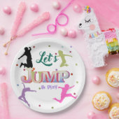 Assiettes En Carton Jump Trampoline Colorée fête d'anniversaire (Fête)