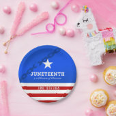 Assiettes En Carton Juneteenth une célébration de la libération (Fête)