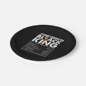 Assiettes En Carton Junetten Black King Faits nutritionnels Melanin (Angle)