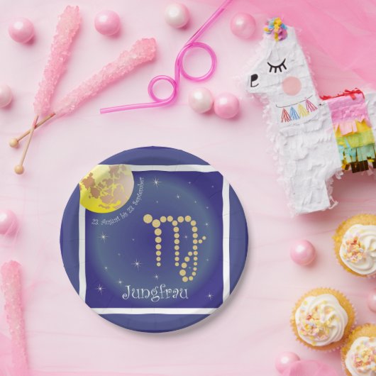 Assiettes En Carton Jungfrau 23. Août bis 23. Septembre / Teller (Fête)