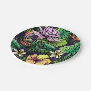 Assiettes En Carton Jungle