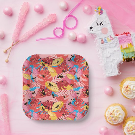 Assiettes En Carton Jungle (Fête)