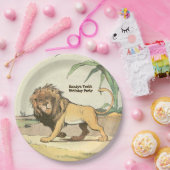 Assiettes En Carton Jungle Lion fête d'anniversaire (Fête)