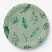 Assiettes En Carton Jungle Safari Theme Tableware (Devant)