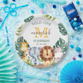 Assiettes En Carton Jungle Safari Wild One Thème 1er Anniversaire (Fête)