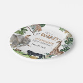 Assiettes En Carton Jungle Safari Wild Un Anniversaire Black Panther (Angle)