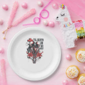 Assiettes En Carton Jusqu'à ce que la mort nous sépare – Art de squele (Fête)