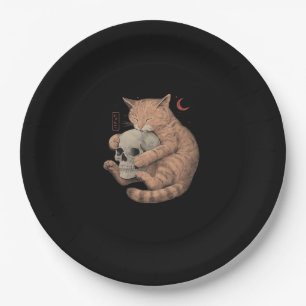 Assiettes En Carton Jusqu'à ce que la mort nous sépare Fête Crâne de C