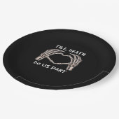 Assiettes En Carton Jusqu'à ce que la mort nous sépare, Future Mariée, (Angle)