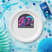 Assiettes En Carton Jusqu'à ce que la mort nous sépare – Paresseux et (Fête)