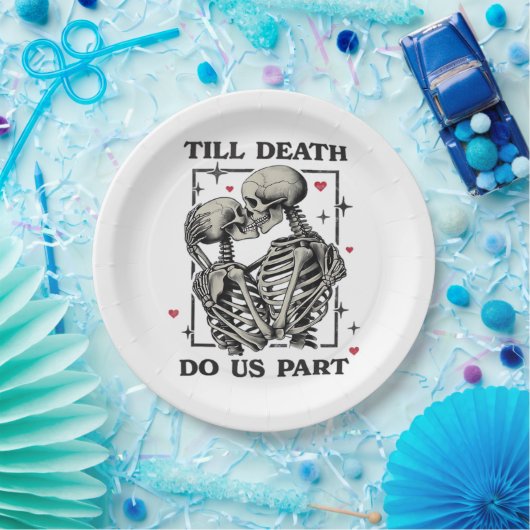 Assiettes En Carton Jusqu'à la mort faisons-nous partie classique - Sl (Fête)