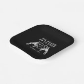 Assiettes En Carton Jusqu'à la mort faisons-nous partie Coeur main noi (Angulaire)