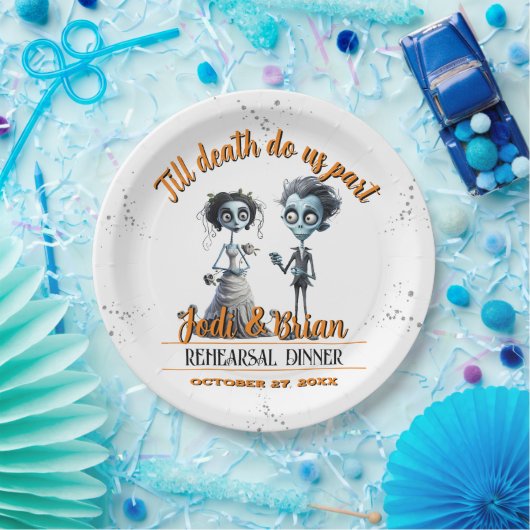 Assiettes En Carton Jusqu'à la mort faisons-nous partie Mariage d'Hall (Fête)