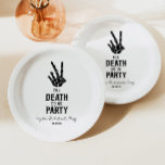 Assiettes En Carton Jusqu'à la mort Fêtez-nous Skeleton Bachelorette P<br><div class="desc">C'est un Till Death Do Us Party Gothique Éffrayant Skeleton Bachelorette Plaques papier de la partie!</div>