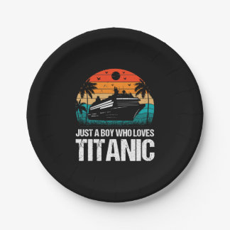 Assiettes En Carton Just A Boy Who Loves Titanic two