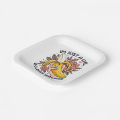 Assiettes En Carton Juste Une Fille Qui Aime Les Bananes (Angulaire)