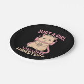 Assiettes En Carton Juste Une Fille Qui Aime Les Hamsters (Angle)