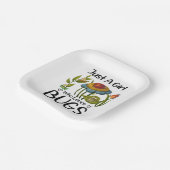 Assiettes En Carton Juste une fille qui aime les insectes (Angulaire)