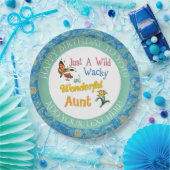 Assiettes En Carton Juste Une Merveilleuse Tante Sauvage (Fête)