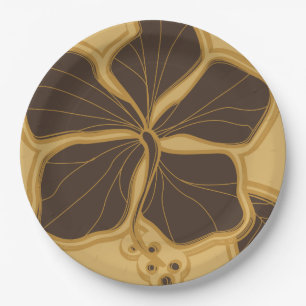 Assiettes En Carton Kailua Hibiscus Hawaiian Ingénié Floral