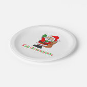 Assiettes En Carton Kala Christougenna Grec Noël Père Noël (Angle)